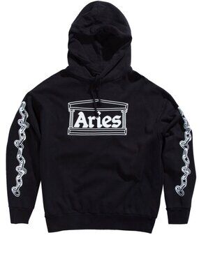 Aries Black Chain Hoodie